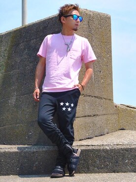 「ピグメント」｜「アイテム（その他）」を使った、tatsuyaさん（メンズ・163cm）の夏コーディネート