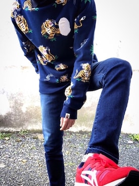 ひでぼうさん（メンズ・173cm）の春コーディネート