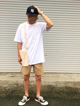 ひでぼうさん（メンズ・173cm）の夏コーディネート