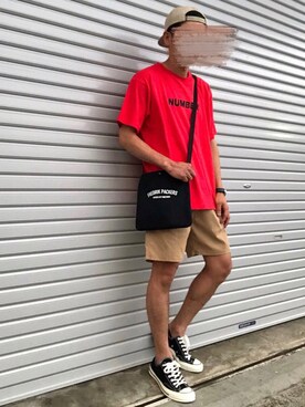 ひでぼうさん（メンズ・173cm）の夏コーディネート