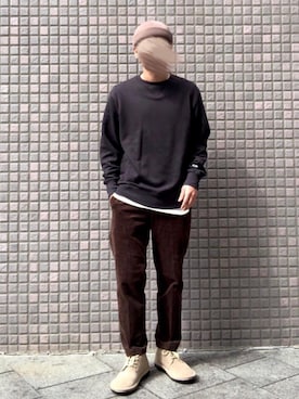 ひでぼうさん（メンズ・173cm）の秋コーディネート