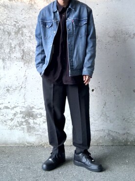 ひでぼうさん（メンズ・173cm）の冬コーディネート