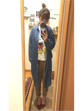 HALCA⑅◡̈*さん(レディース・153cm)の春コーディネート