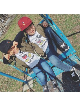 HALCA⑅◡̈*さん（キッズ・110cm）の春コーディネート