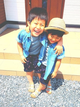 HALCA⑅◡̈*さん（キッズ・110cm）の春コーディネート