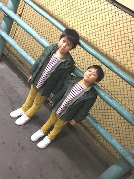 HALCA⑅◡̈*さん(キッズ・110cm)の秋コーディネート