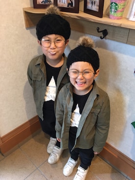 HALCA⑅◡̈*さん(キッズ・110cm)の春コーディネート