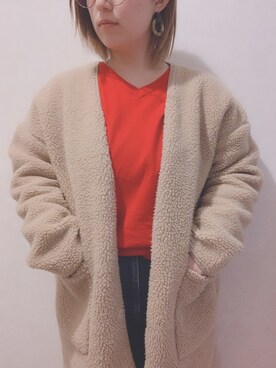 HALCA⑅◡̈*さん（レディース・153cm）の冬コーディネート