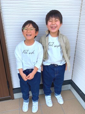 HALCA⑅◡̈*さん（キッズ・120cm）の春コーディネート