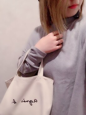 HALCA⑅◡̈*さん（レディース・153cm）の春コーディネート