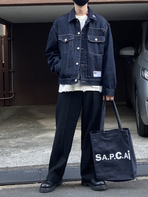 Sacai（サカイ）のアイテムを使った人気ファッションコーディネート - WEAR