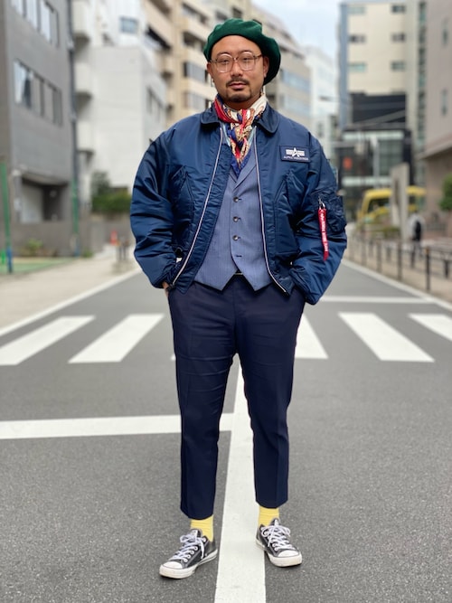 Alpha渋谷店kataoka R さんのミリタリージャケットを使ったコーディネート Zozotown Alpha渋谷店kataoka R さんのミリタリージャケットを使ったコーディネート Zozotown