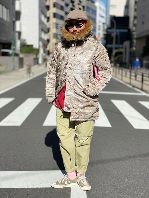 Alpha渋谷店kataoka R さんのカーゴパンツを使ったコーディネート Zozotown Alpha渋谷店kataoka R さんのカーゴパンツを使ったコーディネート Zozotown