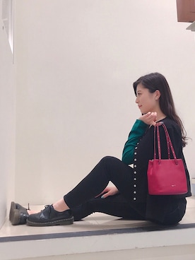 「アニエスベー」｜agnès b.VOYAGE 表参道店さん（レディース・161cm）の秋コーディネート