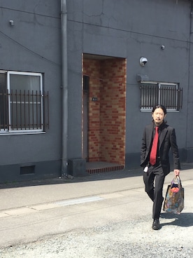 「UNIQLO（ユニクロ）のアイテム（セットアップ）」を使った、shirota akikoさん（レディース・159cm）の春コーディネート