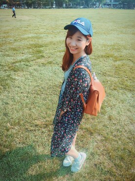 「flower」｜「アイテム（スリッポン）」を使った、Su Jyyさん（レディース・164cm）の春コーディネート