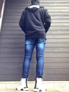 「#今日のコーデ」｜「アイテム（その他）」を使った、⚜️natural  style⚜️相互さん（メンズ・173cm）の冬コーディネート
