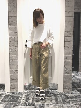 「HARE（ハレ）のアイテム（ソックス/靴下）」を使った、momoさん（レディース・165cm）の春コーディネート