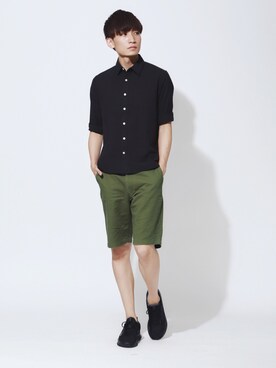 「J.FERRY（ジェイフェリー）のアイテム（パンツ）」を使った、まつおさん（メンズ・181cm）の夏コーディネート