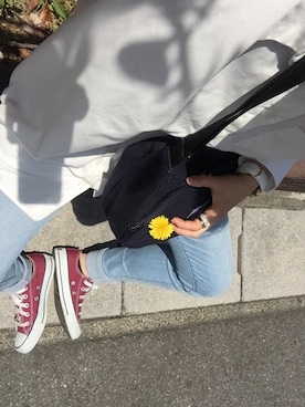 「ARROW（アロー）のアイテム（バッグ）」を使った、マッキーさん（レディース・153cm）の春コーディネート