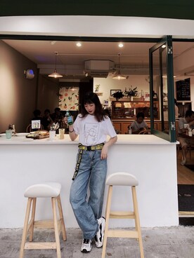 「pikachu」｜小进さん（レディース・161cm）の秋コーディネート