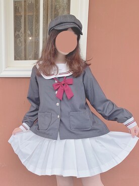 「student」｜小进さん（レディース・161cm）の秋コーディネート