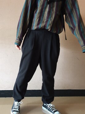 「Manhattan Portage」｜「アイテム（スラックス）」を使った、さ   のちゃんさん（レディース・160cm）の夏コーディネート