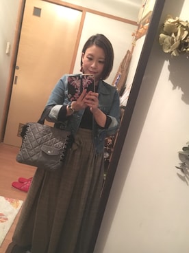「OZOC（オゾック）のアイテム（ブーティ）」を使った、☆miyacoco☆さん（レディース・148cm）の秋コーディネート