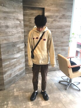 「wearhalloween2017」｜「アイテム（スラックス）」を使った、yusukeさん（メンズ・170cm）の秋コーディネート
