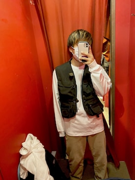 「ベンデイビス」｜「アイテム（ジャケット/アウター）」を使った、r.rkさん（メンズ・162cm）の春コーディネート