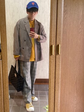 キャップを使った 大学生 のメンズ人気ファッションコーディネート Wear