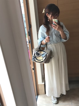 「CREA（クレア）のアイテム」を使った、ha-miyaさん（レディース・157cm）の春コーディネート