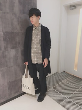 「humor」｜리우さん（メンズ・179cm）の春コーディネート