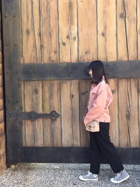 Rinaさん（レディース・161cm）の冬コーディネート