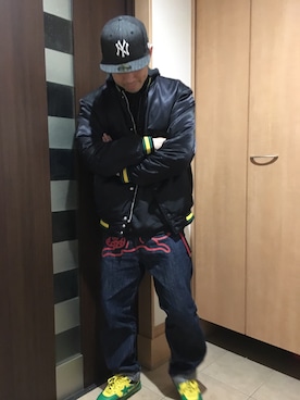 「ICECREAM（アイスクリーム）のアイテム」を使った、H i_8さん（メンズ・180cm）の春コーディネート