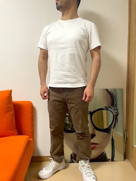 「BLACK LABEL CRESTBRIDGE（ブラックレーベル・クレストブリッジ）のアイテム（パンツ）」を使った、ハヤオさん（メンズ・170cm）の夏コーディネート