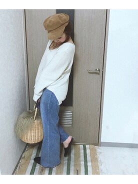 「ドラフトアングリッド」｜「アイテム（その他）」を使った、manachin◡̈*さん（レディース・156cm）の春コーディネート