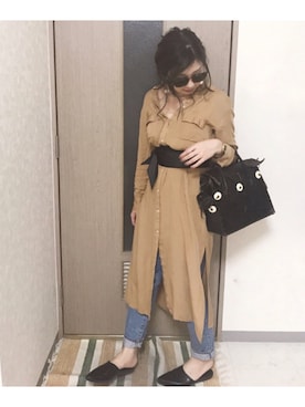 manachin◡̈*さん(レディース・156cm)の春コーディネート