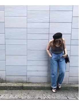「CELINE」｜「アイテム（その他）」を使った、manachin◡̈*さん（レディース・156cm）の夏コーディネート