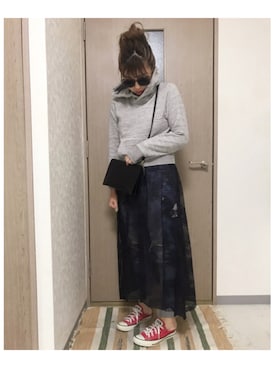 「CONTRAIL」｜manachin◡̈*さん（レディース・156cm）の秋コーディネート