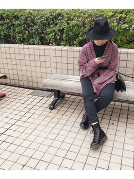 manachin◡̈*さん（レディース・156cm）の秋コーディネート