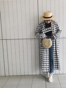 「casselini」｜「アイテム（その他アウター）」を使った、manachin◡̈*さん（レディース・156cm）の冬コーディネート