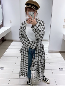 manachin◡̈*さん（レディース・156cm）の春コーディネート