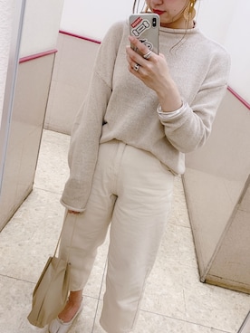 manachin◡̈*さん（レディース・156cm）の春コーディネート