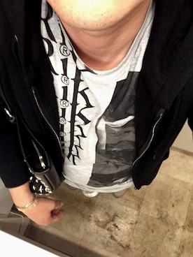 「n(n) BY NUMBER (N)INE（エヌエヌバイナンバーナイン）のアイテム（アクセサリー）」を使った、ひろひろ1106さん（メンズ・175cm）の春コーディネート