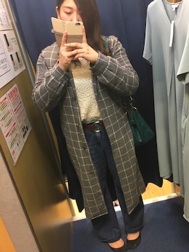 「アイテム（シャツワンピース）」を使った、smさん（レディース・159cm・20代）の春コーディネート