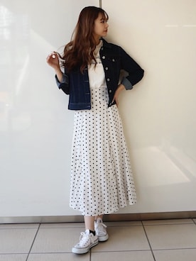 Kana.さん（レディース・160cm）の春コーディネート