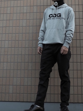 「JW Anderson（ジェイダブリューアンダーソン）のアイテム（アクセサリー）」を使った、 NAOKIさん（メンズ・165cm）の秋コーディネート