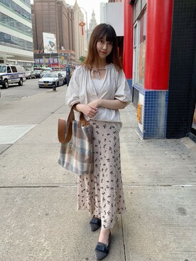 「MAISON DE REEFUR」｜charさん（レディース・163cm）の夏コーディネート