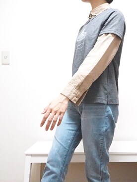 「SM2（エスエムツー）のアイテム（トップス）」を使った、nagataniさん（レディース・164cm・10代）の春コーディネート